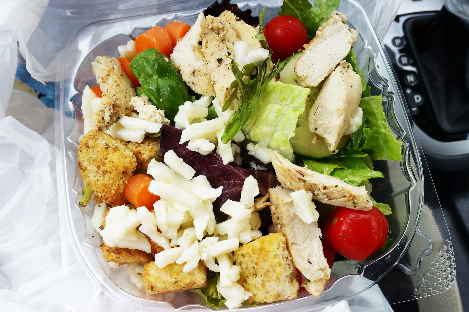 Leckerer Salat - mitten im Leben